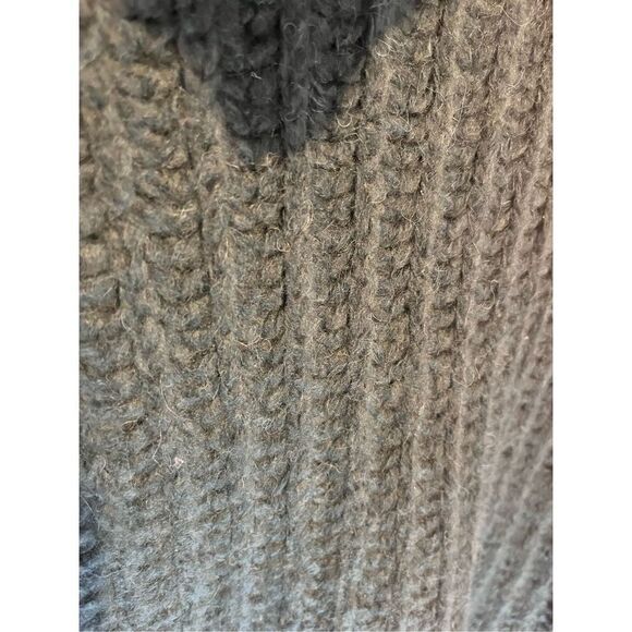 Free People Turquoise Fluffy Fox Cowl Neck Sweater Women's Size XS - Picture 8 of 8